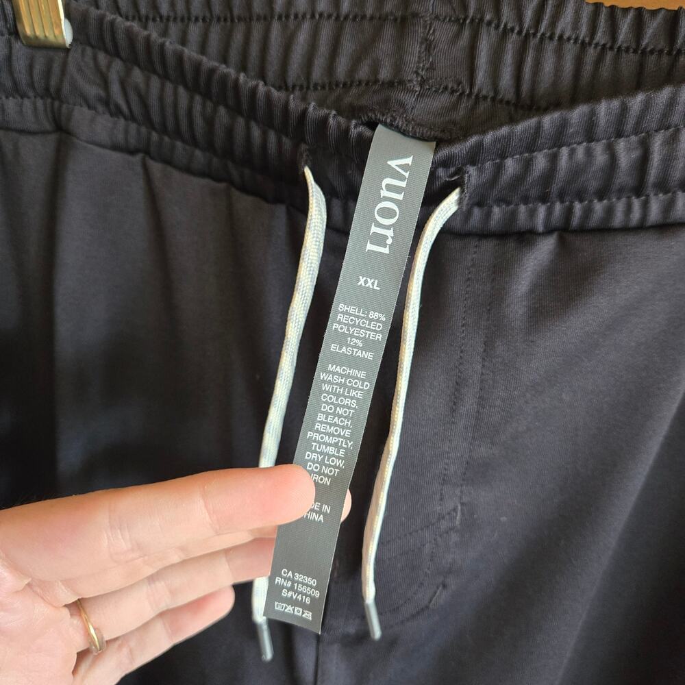 Vuori Sunday Performance Jogger Pant Black XXL NWT Athleisure Gym Workout Bottom - Picture 3 of 4